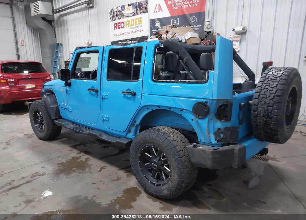 2018 JEEP WRANGLER JK UNLIMITED SAHARA VIN: 1C4BJWEG8JL825282