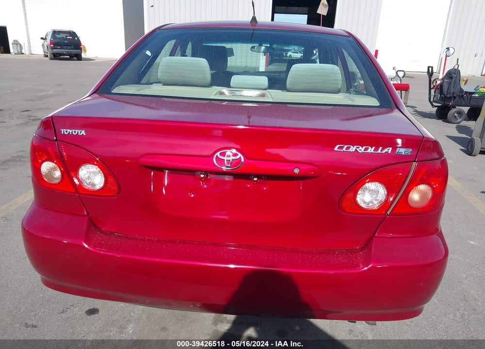 2008 TOYOTA COROLLA LE VIN: 1NXBR30E38Z955709