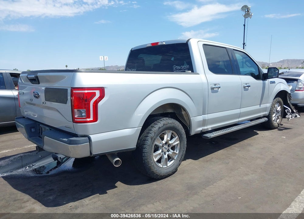 2016 FORD F-150 XLT VIN: 1FTEW1CF7GKF71297