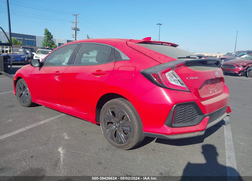 2019 HONDA CIVIC EX VIN: SHHFK7H68KU404169