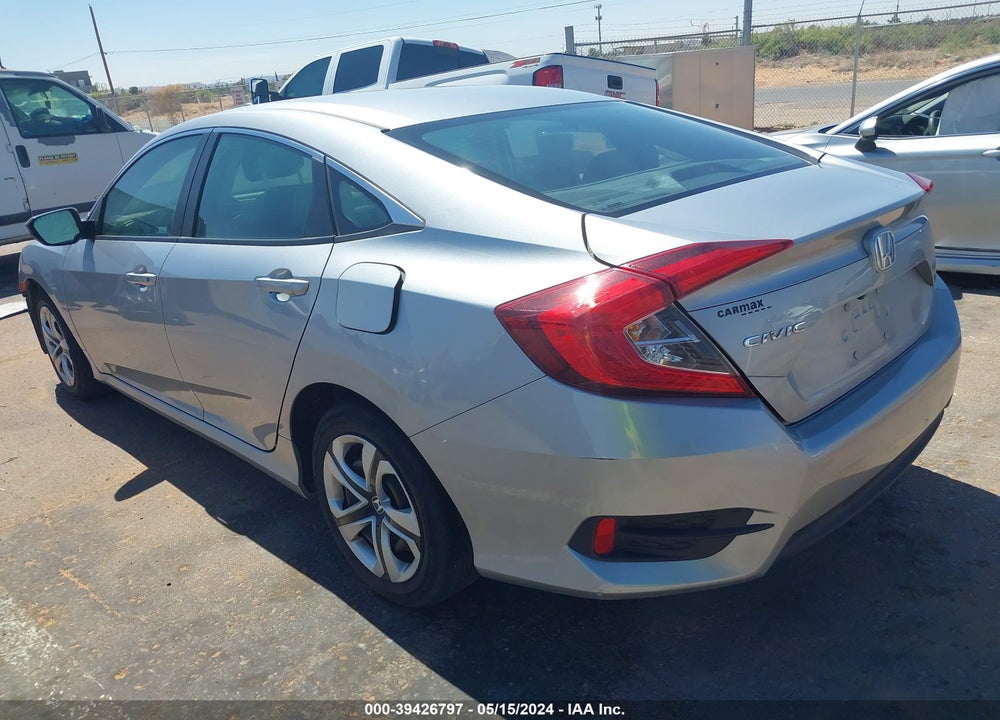 2018 HONDA CIVIC LX VIN: 2HGFC2F5XJH590139