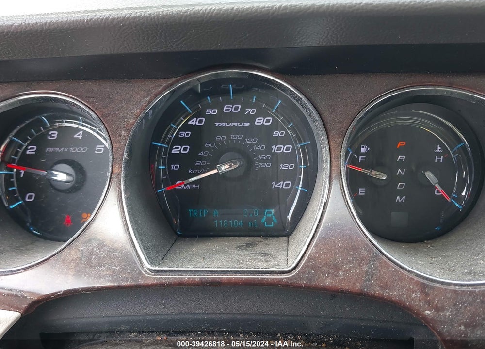 2011 FORD TAURUS LIMITED VIN: 1FAHP2FW6BG133349