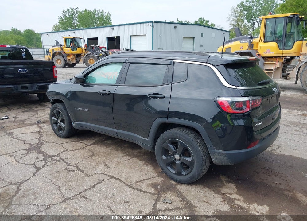 2018 JEEP COMPASS LATITUDE 4X4 VIN: 3C4NJDBB1JT345101