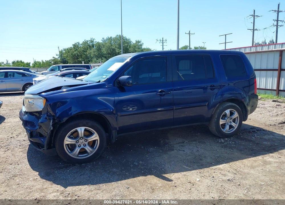 2015 HONDA PILOT EX-L VIN: 5FNYF3H57FB019075