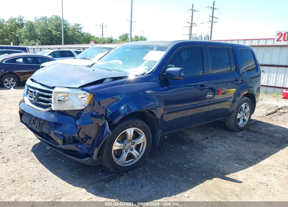2015 HONDA PILOT EX-L VIN: 5FNYF3H57FB019075
