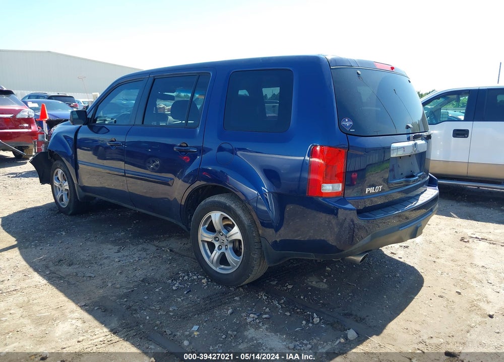 2015 HONDA PILOT EX-L VIN: 5FNYF3H57FB019075