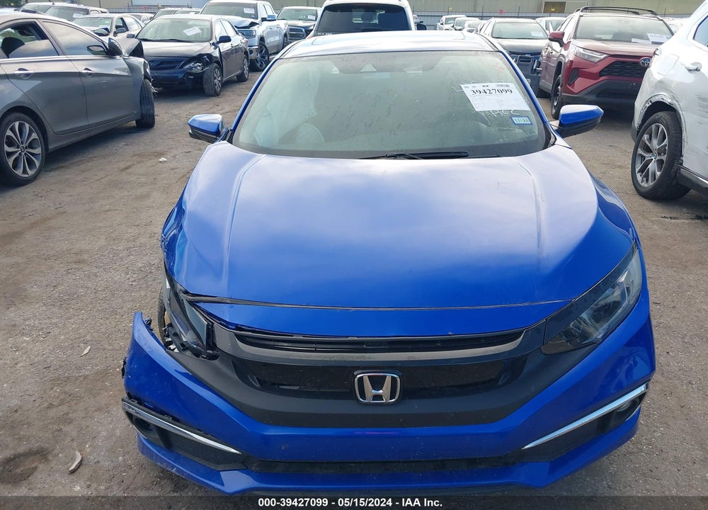 2019 HONDA CIVIC EX VIN: 19XFC1F33KE017636