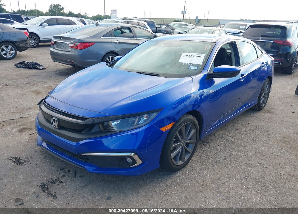 2019 HONDA CIVIC EX VIN: 19XFC1F33KE017636