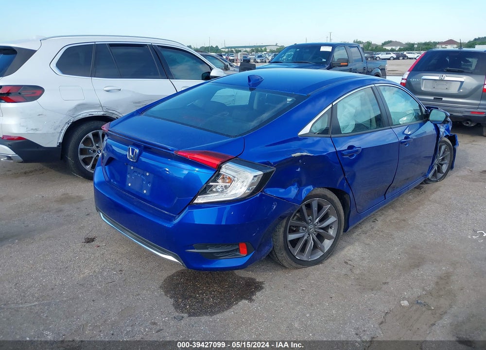 2019 HONDA CIVIC EX VIN: 19XFC1F33KE017636