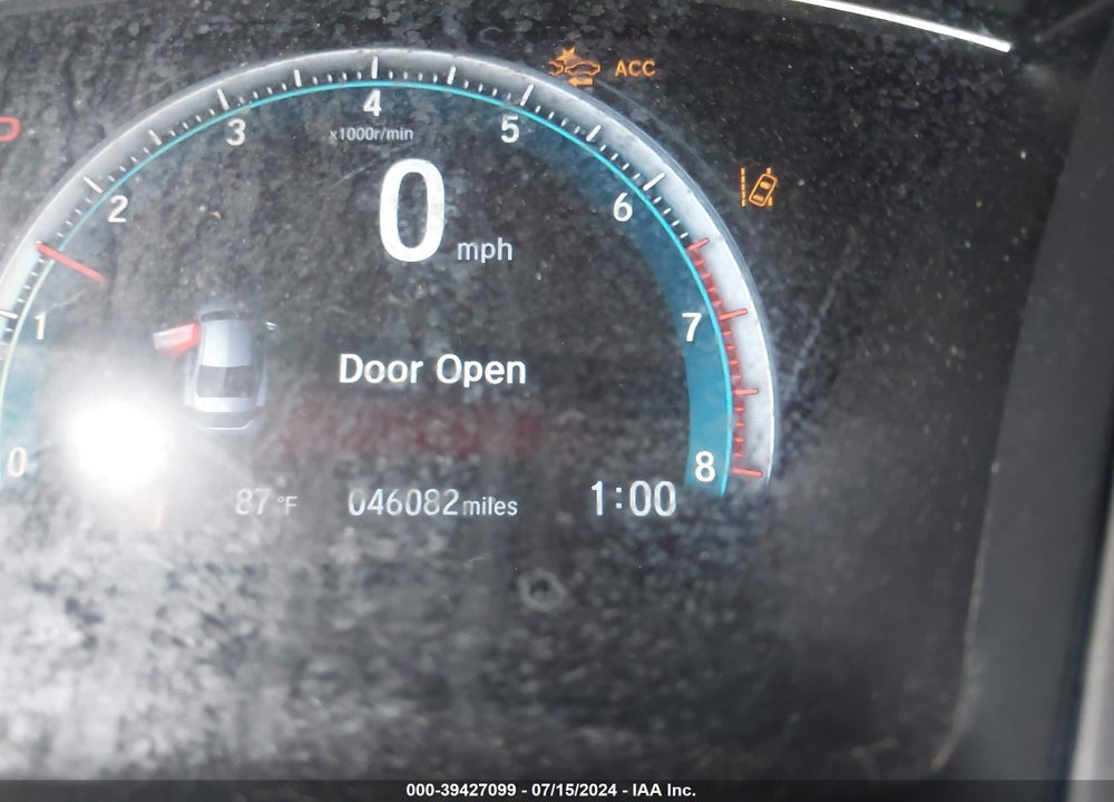 2019 HONDA CIVIC EX VIN: 19XFC1F33KE017636