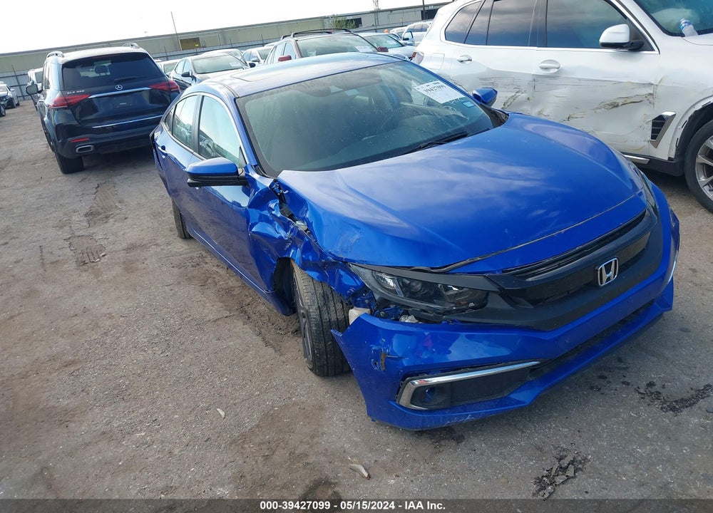 2019 HONDA CIVIC EX VIN: 19XFC1F33KE017636
