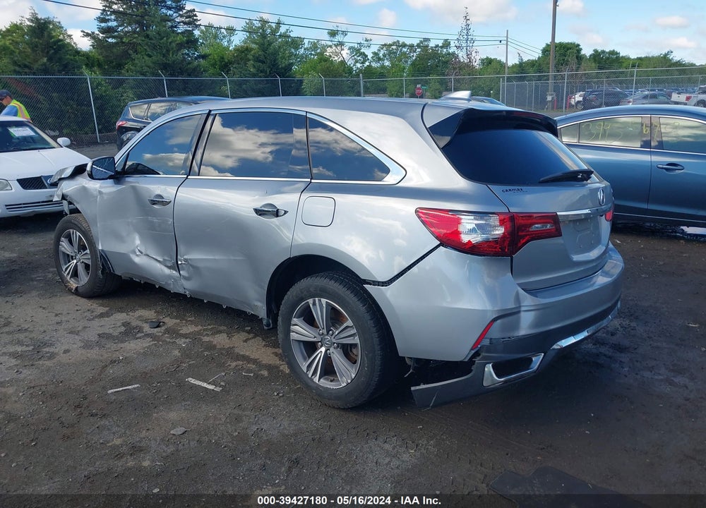 2020 ACURA MDX STANDARD VIN: 5J8YD4H34LL017577