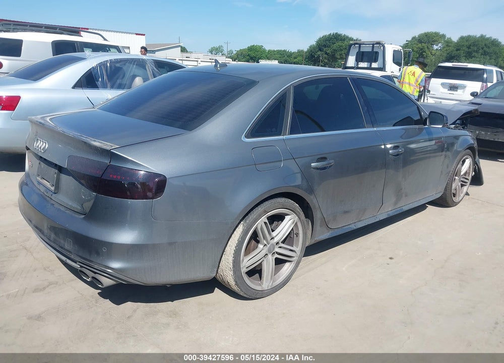 2014 AUDI S4 3.0T PREMIUM PLUS VIN: WAUBGAFL0EA081527