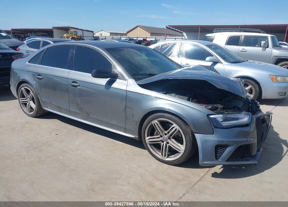 2014 AUDI S4 3.0T PREMIUM PLUS VIN: WAUBGAFL0EA081527