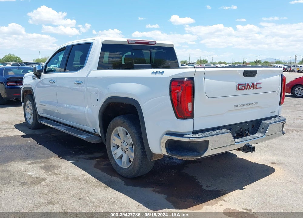 2020 GMC SIERRA 1500 4WD SHORT BOX SLT VIN: 3GTU9DEDXLG220496