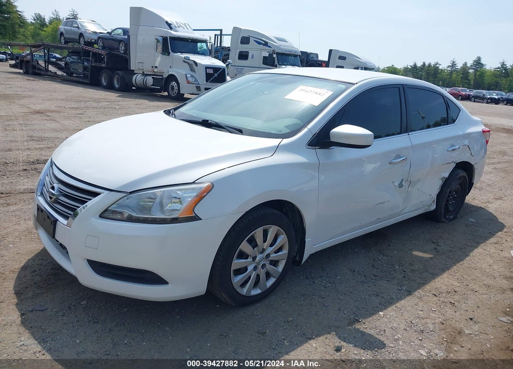 2014 NISSAN SENTRA S VIN: 3N1AB7AP7EY335226