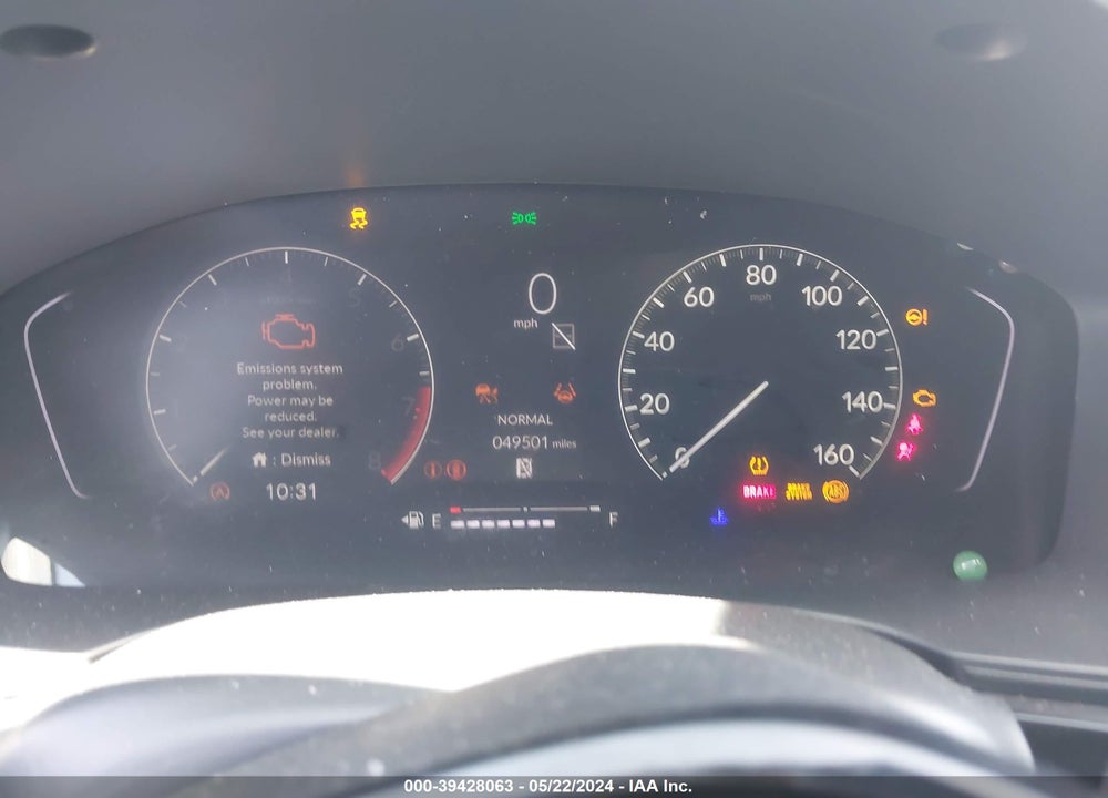 2022 HONDA CIVIC SPORT VIN: 2HGFE2F59NH531843