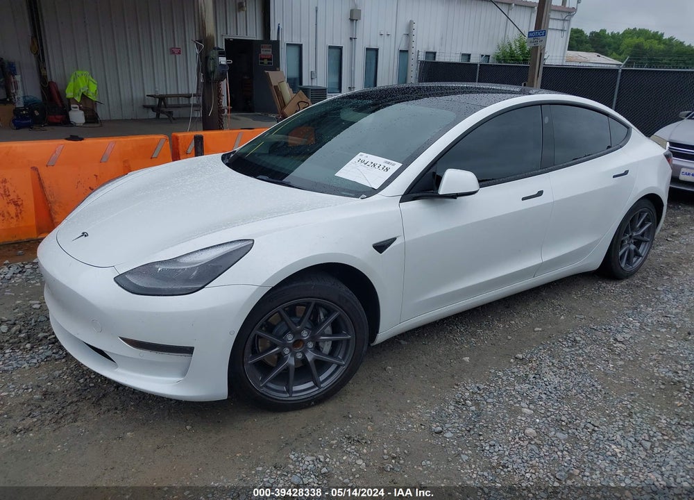 2021 TESLA MODEL 3 STANDARD RANGE PLUS REAR-WHEEL DRIVE VIN: 5YJ3E1EA1MF086027