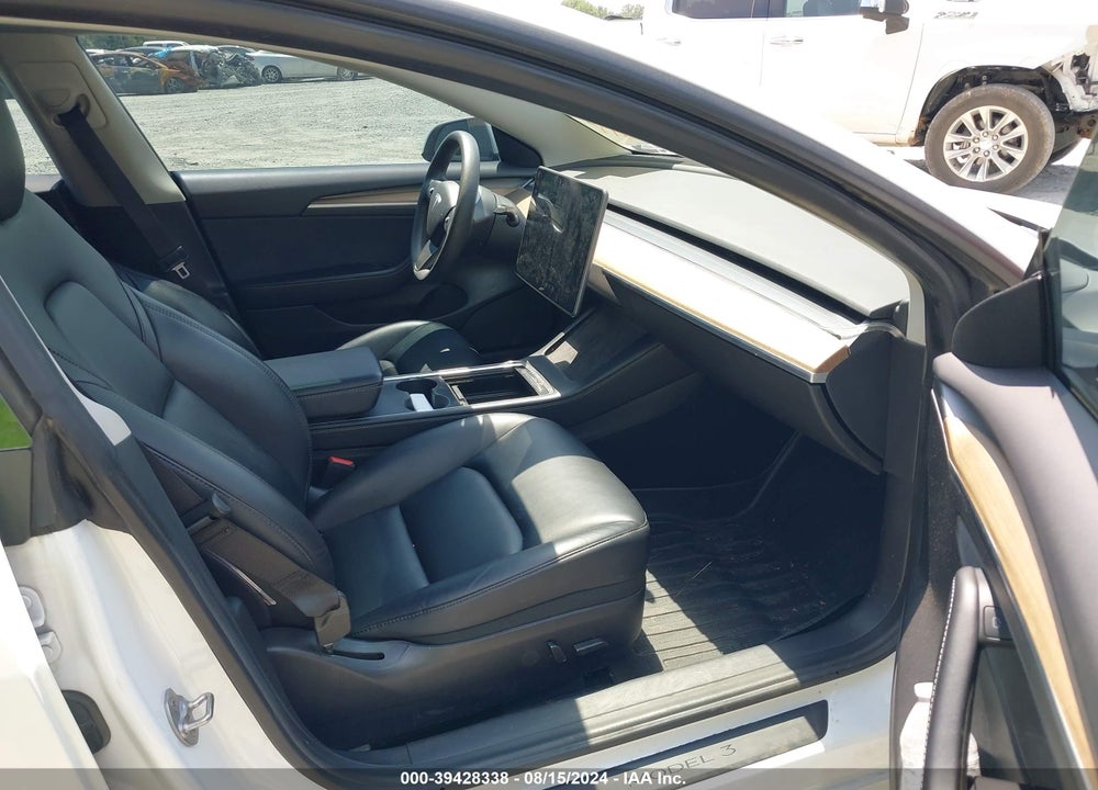 2021 TESLA MODEL 3 STANDARD RANGE PLUS REAR-WHEEL DRIVE VIN: 5YJ3E1EA1MF086027