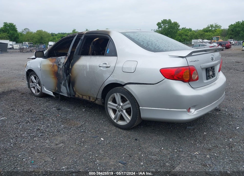 2009 TOYOTA COROLLA XRS VIN: 1NXBE40E99Z100614