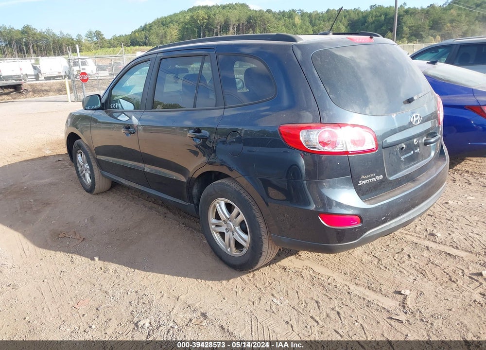 2012 HYUNDAI SANTA FE GLS VIN: 5XYZG3AB0CG142402