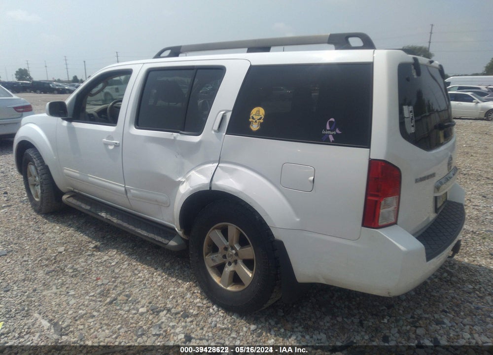 2012 NISSAN PATHFINDER SV VIN: 5N1AR1NB7CC613077