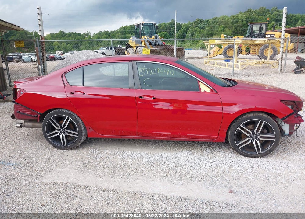 2017 HONDA ACCORD SPORT VIN: 1HGCR2F5XHA048842