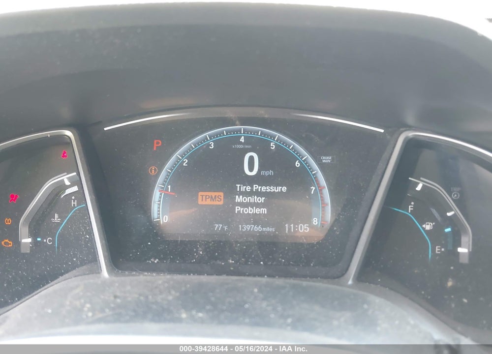 2018 HONDA CIVIC EX VIN: 2HGFC2F78JH574748