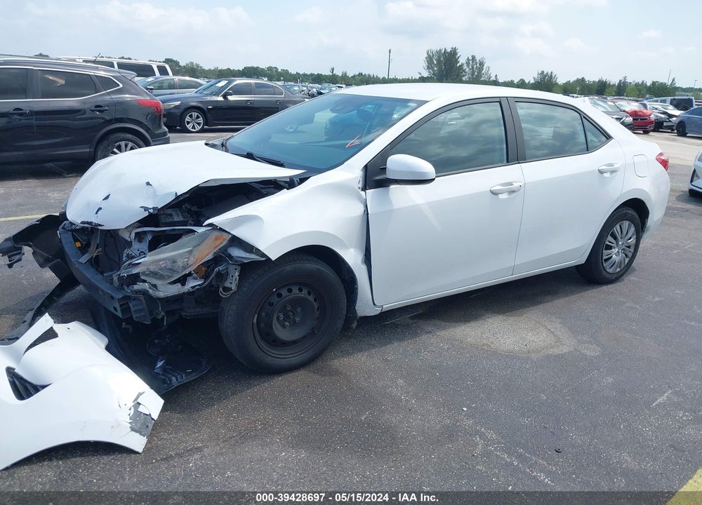 2019 TOYOTA COROLLA L VIN: 2T1BURHE8KC210100