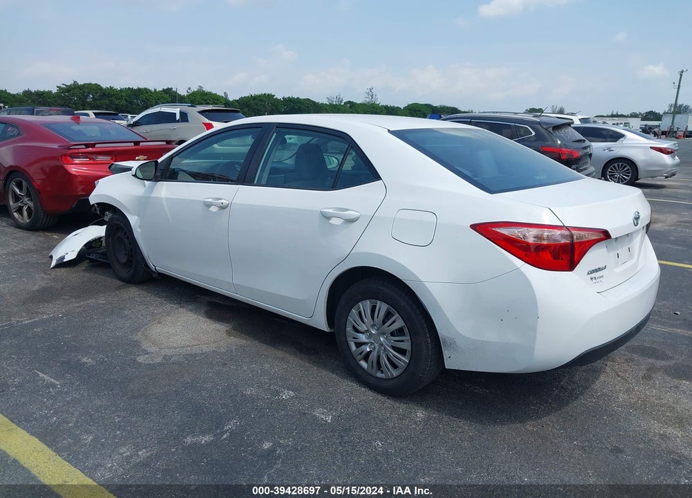 2019 TOYOTA COROLLA L VIN: 2T1BURHE8KC210100