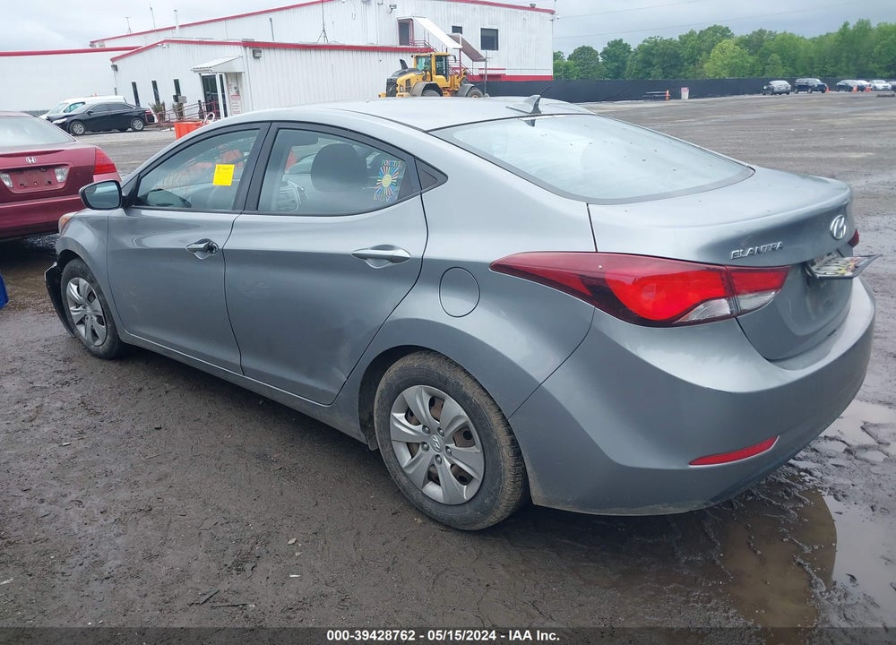 2016 HYUNDAI ELANTRA SE VIN: KMHDH4AE7GU478166