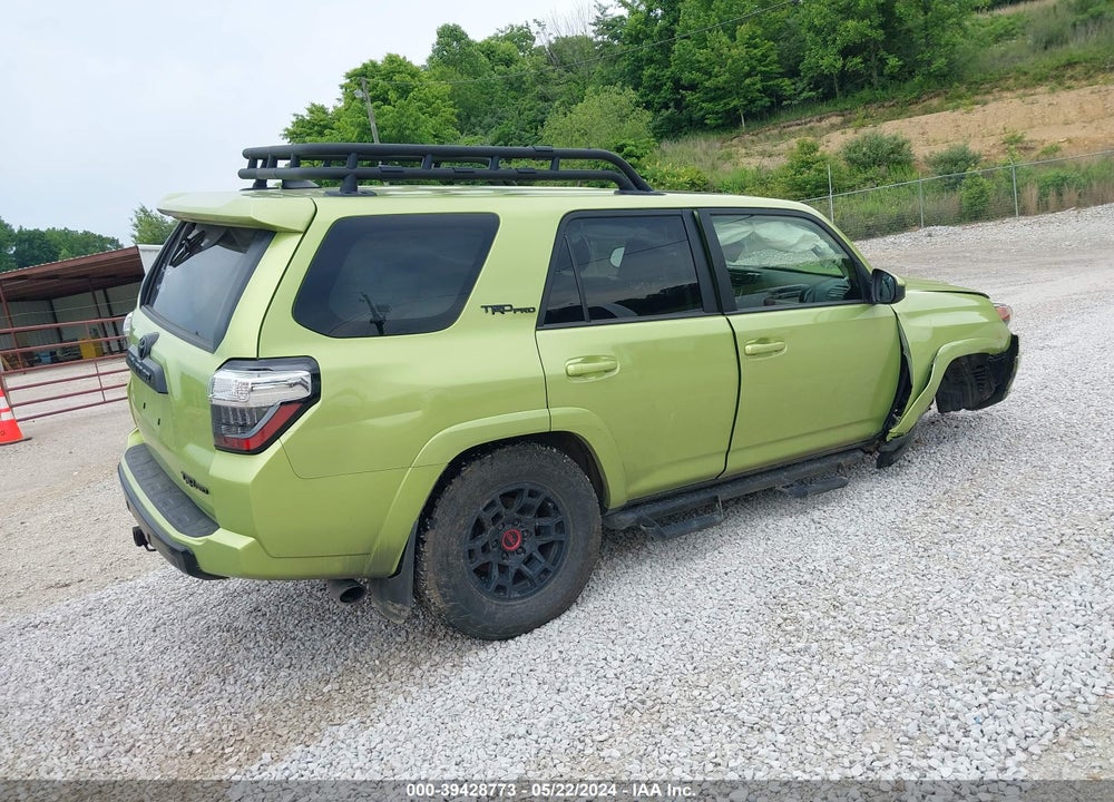 2022 TOYOTA 4RUNNER TRD PRO VIN: JTELU5JR0N6079956