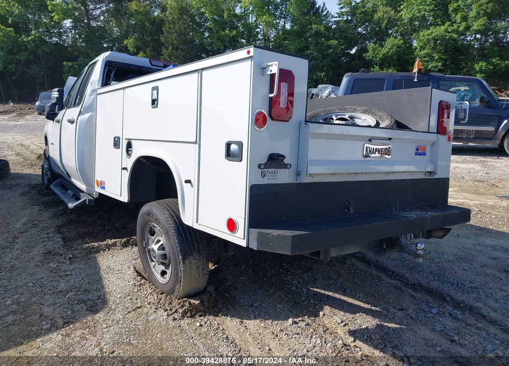 2022 CHEVROLET SILVERADO 2500HD 2WD DOUBLE CAB LONG BED WT VIN: 1GB5WLE7XNF315621