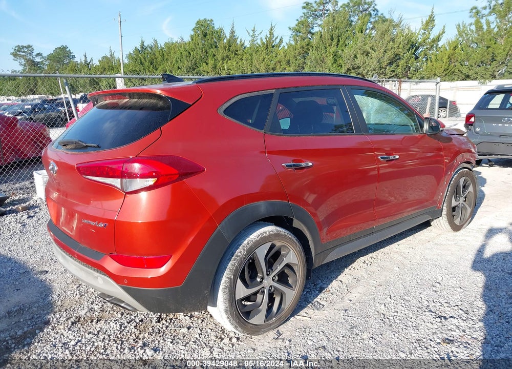 2017 HYUNDAI TUCSON LIMITED VIN: KM8J33A2XHU336929