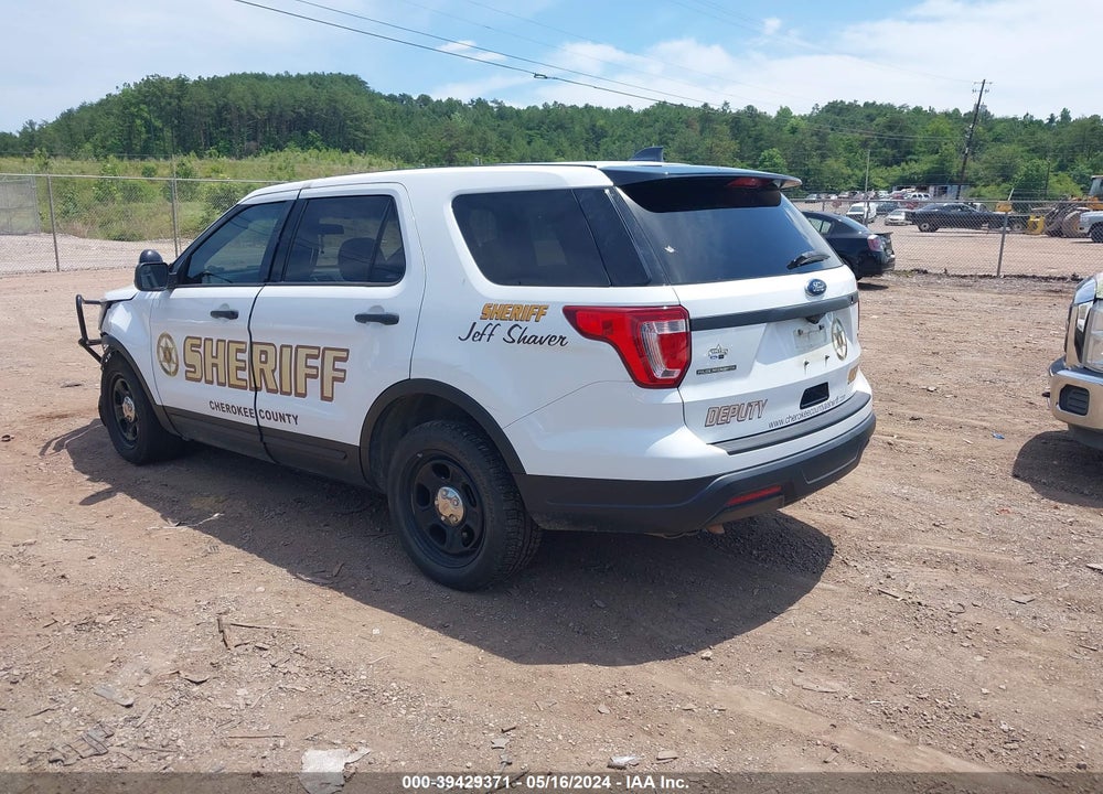2018 FORD POLICE INTERCEPTOR UTILITY VIN: 1FM5K8AR1JGC74243