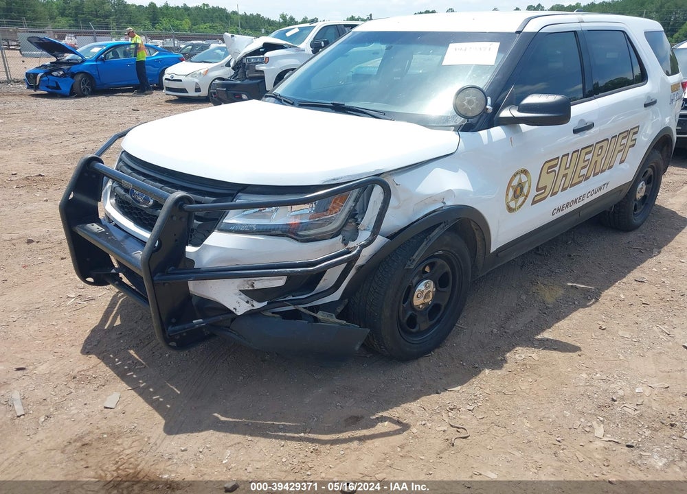 2018 FORD POLICE INTERCEPTOR UTILITY VIN: 1FM5K8AR1JGC74243