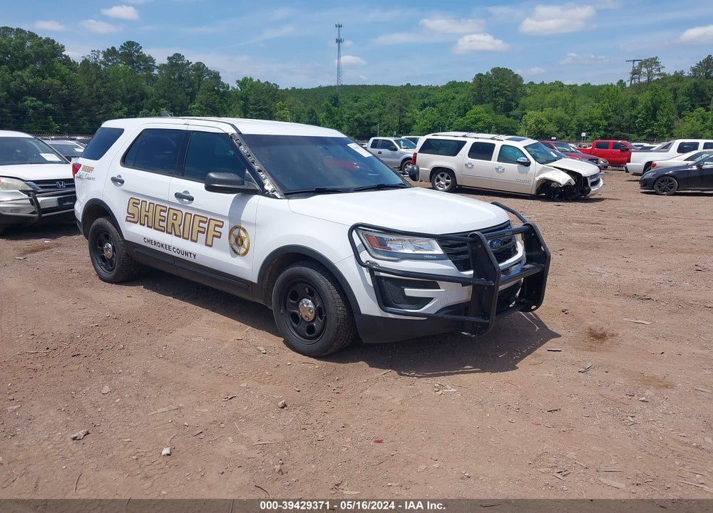 2018 FORD POLICE INTERCEPTOR UTILITY VIN: 1FM5K8AR1JGC74243