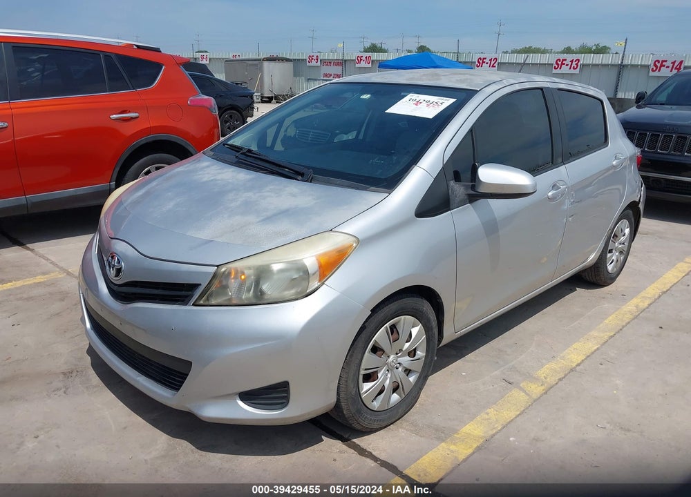 2012 TOYOTA YARIS LE VIN: JTDKTUD38CD536932