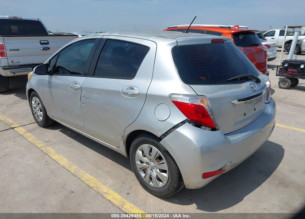 2012 TOYOTA YARIS LE VIN: JTDKTUD38CD536932