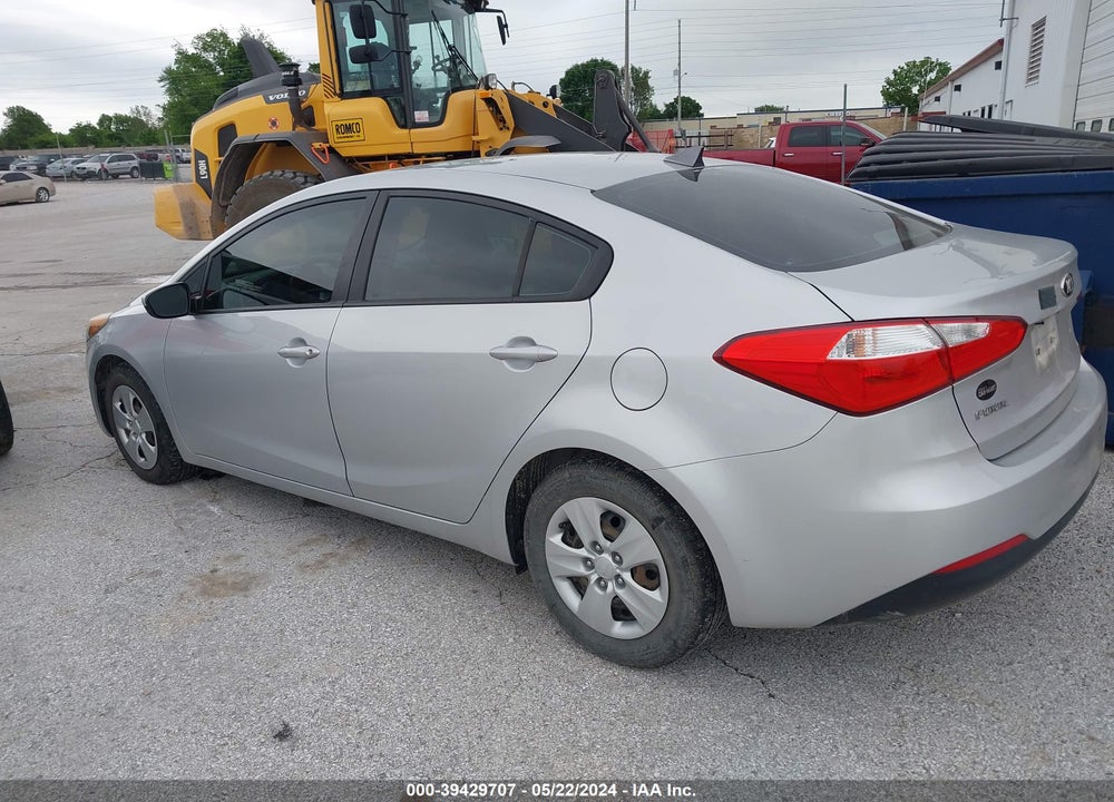 2015 KIA FORTE LX VIN: KNAFK4A61F5342077