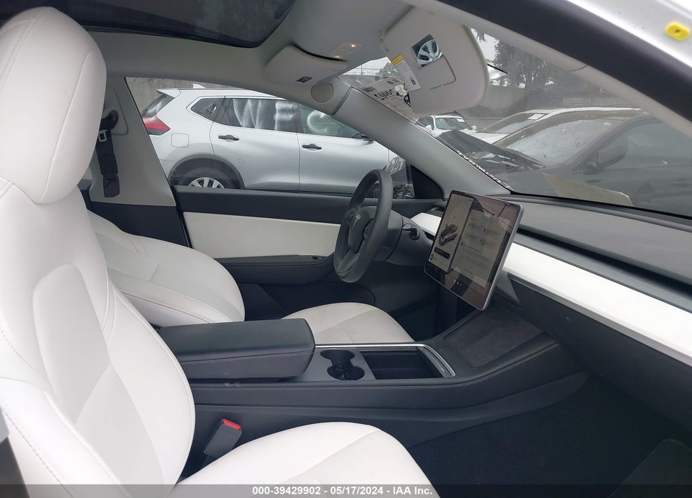 2021 TESLA MODEL Y LONG RANGE DUAL MOTOR ALL-WHEEL DRIVE VIN: 5YJYGDEE1MF213038