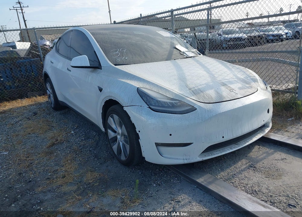 2021 TESLA MODEL Y LONG RANGE DUAL MOTOR ALL-WHEEL DRIVE VIN: 5YJYGDEE1MF213038