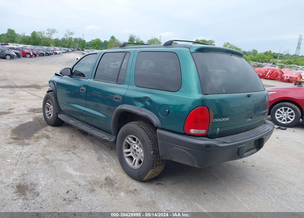2003 DODGE DURANGO SPORT/SXT VIN: 1D4HS38N43F569176