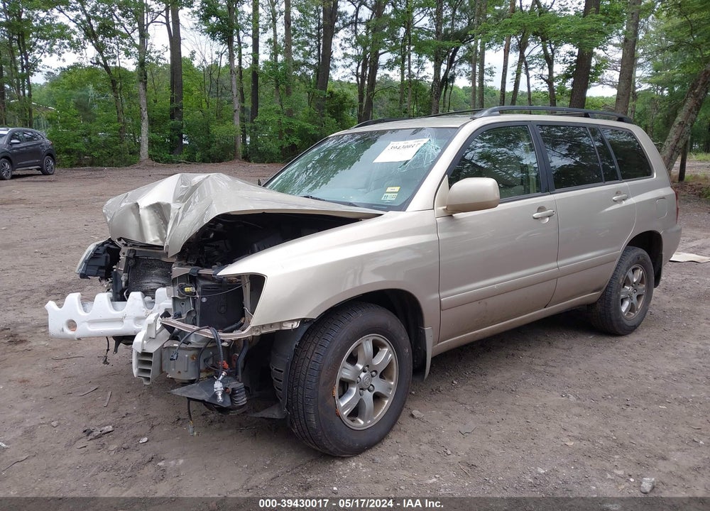 2004 TOYOTA HIGHLANDER V6 VIN: JTEEP21AX40049373