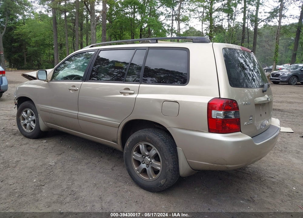 2004 TOYOTA HIGHLANDER V6 VIN: JTEEP21AX40049373