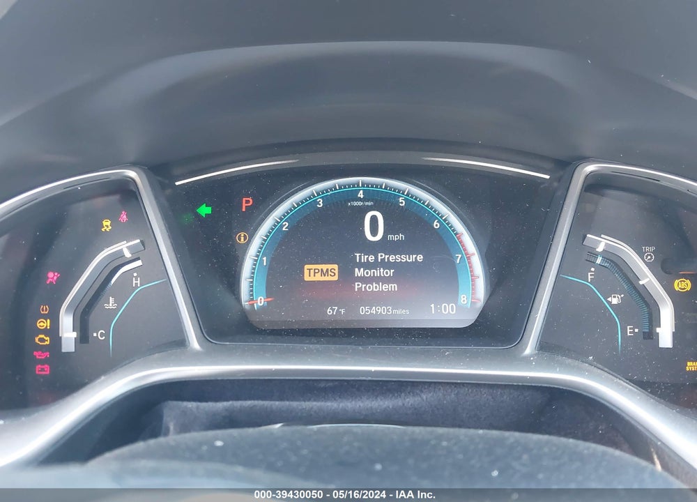 2016 HONDA CIVIC EX-L VIN: 2HGFC1F75GH644709