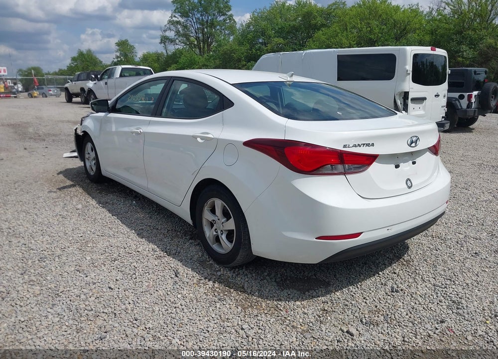 2014 HYUNDAI ELANTRA SE VIN: 5NPDH4AE1EH521024