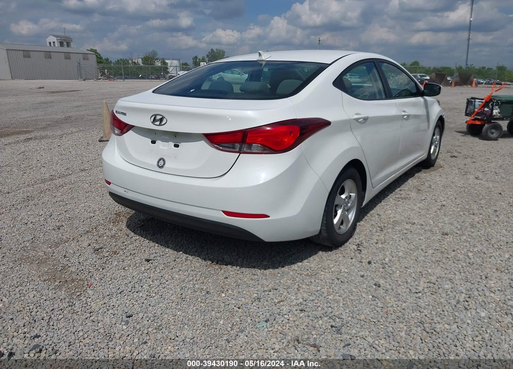 2014 HYUNDAI ELANTRA SE VIN: 5NPDH4AE1EH521024