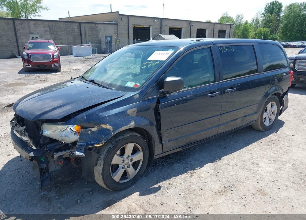 2013 DODGE GRAND CARAVAN SE VIN: 2C4RDGBGXDR763024