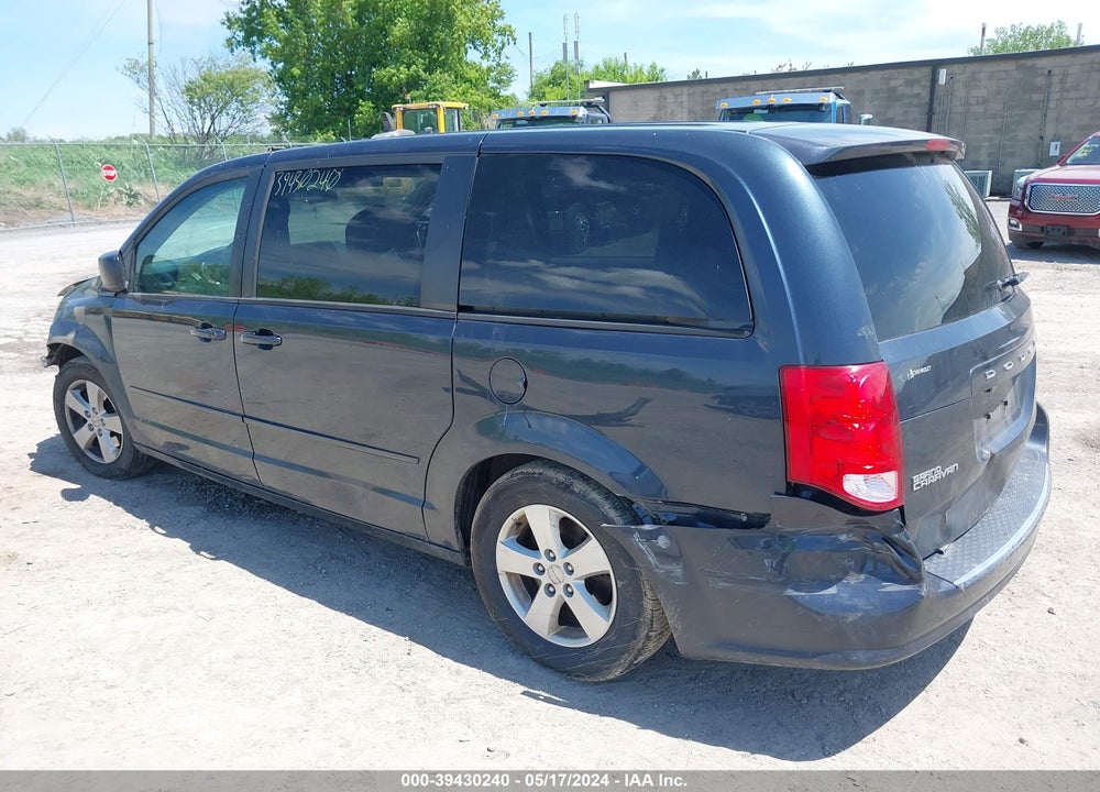 2013 DODGE GRAND CARAVAN SE VIN: 2C4RDGBGXDR763024